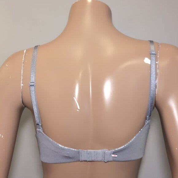 Victorias Secret Uplift Semi Demi Bra Push Up Underwire Glitter Convertible 32B - Picture 5 of 13